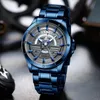 Curren Fashion Casual Quartz zegarki ze stali nierdzewnej daty i tydzień Zegar Zegar Kreatywnego marki na rękę dla mężczyzn 2103102433