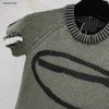 дизайнерская женская футболка брендовая одежда для летних топов мода Печать логотипа на груди Вырежьте тонкий вязаный топ с короткими рукавами и отверстиями 15 11 декабря