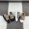 Clássico 2023 infantil crianças sapatos designer de luxo crianças criança tênis bebê meninos e meninas sapato retro preto esportes ao ar livre tamanho 26-35