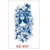 Makeup juice tattoo Herbal sticker for twelve zodiac signs and signs, beautiful cartoon half arm