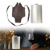 Heupflessen Onderdelen Flagon Kolf Nuttige Accessoires Outdoor Draagbaar Met Lederen Cover Grote Capaciteit Hoge Kwaliteit