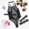 Sexy Set Mirabelle Bodysuit Women Lace Lingerie sexy pornô transparente traje sexual martilo figurinos exóticos gravata corporal