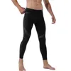 Byxor herr casual andasble mid midja yoga springa leggings ren mesh fitness mager byxor lapptäcke träning sportbyxor