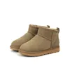 Bottes chaudes pour enfants Tasman Pantoufles Bottes pour tout-petits Australie Botte de neige Chaussures pour enfants Hiver Classique Ultra Mini Botte Bébé Garçons Filles Bottines Bottines en daim en fourrure pour enfant