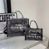 Istantanea del weekender da donna Borsa tote in PVC Borsa di 2 misure Borsa da uomo trasparente impermeabile nera Borsa firmata 7A Luxurys Pochette con pochette a spalla Borse shopper a tracolla