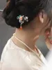Épingle à cheveux de Style chinois classique, accessoire de coiffure en bois, Hanfu Cheongsam, vêtements de thé, travail manuel, bâton de cheveux, cadeau pour femmes et filles, 1 pièce