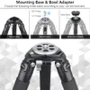 Holders ARTCISE Carbon Fiber Tripod for Camera Flexible Professional Dslr Tripod Ball Head Bowl Adapter Max Load 35kg 36mm Tube AS88C