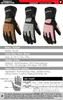 Five Fingers Gloves SUOMY Motorcycle Gloves 100% Waterproof Windproof Winter Warm Lady Pink Riding Racing Snow Motocross Gloves Long Moto Glove 231215