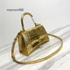 Super top authentische Designer-Mode-Damenhandtasche voller Diamanten, funkelnde Handtasche, glänzende Leder-Umhängetasche, echtes Krokodilleder-Hobo-Portemonnaie