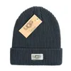 Chapeau d'hiver designer bonnet de luxe chapeau seau casquette homme / femme lettre U bonnet casquette design de mode chapeaux en tricot automne laine unisexe casquettes U-11