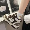 Dress Shoe Cotton Peded Winter Casual Platform Sneakers voor modeontwerpermand Lace Up Chunky 231216