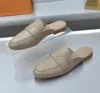 Capri öppen rygg loafer designer klänningskor platt mule loafer kvinnor plattform mules toppkvalitet lyx loafers sko