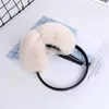 Ear Muffs Natural 100% Rex Rabbit Fur Earmuff Women's Autumn and Winter Warm Earmuffs Ear Cover Ear Warmer Ear Muffs Winter Leather Band 231215