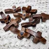Black Walnut Cross American Style Handle Piece Cross my heart Encourage Gifts Arts and Crafts LT726