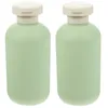 Distributeur de savon liquide 2 pièces, bouteilles de Gel douche de toilette de voyage, conteneurs pour articles de toilette, bouteilles de taille de Lotion, maquillage, shampoing, petites rechargeables