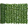 Garden Decorations 100300cm artificial green ivy hedge fence panel leaves outdoor home garden balcony screen turf decoration 231216