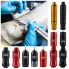 Tatueringsmaskin Tattoo Machine Mini Rocket Set Wireless Tattoo Power Supply RCA Interface Professional Rotary Tattoo Batter Pist Machine Ki 231215