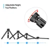 Accessories Tabletop Folding Tripod Aluminum Alloy With 1/4 Screw Mount Function Leg for DSLR Camera Smartphone LED Light Stabilizer