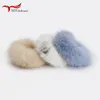 Tails Holder 100% Real Genuine Mink Hair Rope Women Accessory Flurry Headband Hair Ties Holder Elastic Highgrade Luxury Fashion Hair Ring 231215