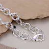 10 Teile/los Ganzes 925 Sterling Silber vergoldetes größeres Garnelen-Knopf-Armband – männlich als Geschenk LKNSPCH089339C