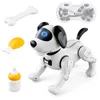 Electric RC Animals Baby Toys Dog Robot Toy dla Twojej rodziny i znajomych Kontrola połączenia Smart Electronic AI Pet 231215