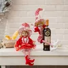 Christmas Elf Doll Set Of 2 Tree Decor Pendant Ornaments Cute Elves Toy Year Navidad Natal Home Decoration 2110212691