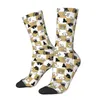 Men's Socks Chess Game Dress Women's Warm Fashion Novelty Chessboard Board Crew