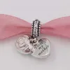 Andy Jewel Festa della mamma Perline in argento 925 Ciondoli con ciondolo rosa della madre adatti ai braccialetti mamma stile europeo ALE Neckl264G