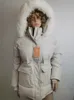 Femmes vers le bas Parkas veste hiver Style coréen court épais chaud à capuche cordon ceinture femme Trench manteau recadrée 231215