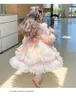 Girl's Dresses Christmas party outfit girls dress autumn princess kids sweet baby girl gauze Lolita style 231215