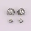 Boucles d'oreilles en argent Sterling 925 authentique, pavé de boules, gouttes, mode pour femmes, cadeau, bijoux à faire soi-même