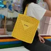 حقيبة تسوق شاطئ Straw Beach Womens Mens Triangle Bag Lage Summer Weave Haction Handbags Designer Tote Fashion Partes Pags