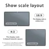 Projection Screens MIXITO 4 3 Projector AntiLight Curtain 50 60 72 84 92 100 110inches 3d HD Portable Screen With Holes Outdoor Indoor 231215