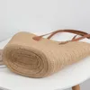 Large capacity tote bags summer vacation handbag Holiday beach bag Wholesale Simple fashion straw bag FMT-4071