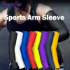 Ärmhylsa ärmar Armetop 1 PC Sport Arm Compression Sleeve Basketball Cycling Arm Warmer Fitness Running UV Protection Volleyball Sunscreen Bandl231216