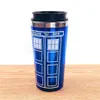 Doctor Dr Who Tardis Coffee Cup Stal nierdzewna termos termos termomug termokup 450 ml Jakość 201109338x