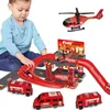 Elektrisches RC-Auto für Kinder, Spur, Parkplatz, Spielzeug, Automobilbau, Indoor-Rennwagen, mehrschichtiger Parkplatz, Spielzeug für Jungen und Mädchen, Weihnachtsgeschenke 231216