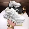 2023 Mens Mulheres Sapatos Casuais 19FW Lates P Cloudbust Thunder Low Top Lace Up Shoe Camuflagem Cápsula Série Cor Correspondência Aumentar Plataforma Homens Sapatilhas Roda Sapato