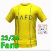 23/24 NEYMAR JR Al Nassr FC Ronaldo Maillots de football Hommes Enfants KitAl Hilal Uniforme saoudien CR7 Garçons Football Shiirt MANE Fans Player Version Jersey 2023 SERGEJ Arabie Saoudite