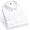 Camicie eleganti da uomo Camicia formale da lavoro casual a maniche lunghe a righe non stirabile con bottoni