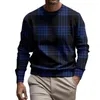 Men's Hoodies Autumn Plaid Shirt Fashion Retro Casual Men Street Wear Loose Long Sleeve Shirts Male Outdoor Ethnic Print Tops