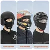 Cycling Caps Masks ROCKBROS Winter Caps Bike Balaclava Bicycle Motorcycle Cap Glasses Hole Bandana Sports Running Headband Windproof Keep Warm Mask 231216