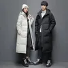 Piumini da uomo -20 ° C Piumini da uomo Giacche lunghe Invernali caldi leggeri Piumini d'anatra bianchi Cappotti da uomo Streetwear Cappotti Abbigliamento donna 231216