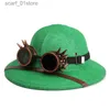 Szerokie brzeg kapelusze wiadra kapelusze rodzica-dziecko nowość Wietnam War Army Str hat steampunk hełm rdzeń sun hat men men okulary safari dżungli górnicy cl231216
