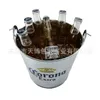 Portabottiglie da tavolo 5 litri di zinco ferro champagne birra secchiello per il ghiaccio refrigeratore per bar per feste in casa 231216