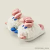 Pantoufles Pantoufles en coton pour enfants hiver garçons filles bébé intérieur chaussures de maison dessin animé mignon anti-dérapant doux coton pantoufles pour enfants R231216