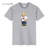 Polo-T-Shirt Marke Bear Herren T-Shirts Designer Waterpolo Shirt Sport Sommer Baumwolle Mode Luxus Kleidung Dunks Kleidung Herren Poloshirt 7784