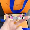 Bracelet de mariage de style simple pour femmes Designer Boutique Bangle avec boîtes nouveau bracelet de charme de lettre d'amour plaqué or 18 carats mode femmes bijoux bracelet