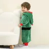 Strampler Baby-Flanell-Spielanzug, geborener Junge, Mädchen, Rentier-Kostüm, Kleinkind-Winter-Weihnachts-Elfen-Outfit, Kleinkind-Tier-Kapuze, dicker, warmer Pyjama 231215