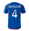 23 24 Maillot de Foot Soccer Jerseys Lyonnais CAQUERET TOLISSO JEFFINHO OL AOUAR TAGLIAFICO Fans Player Football Shirts 2023 2024 TRAORE SARR Man Lyon Kids Kits